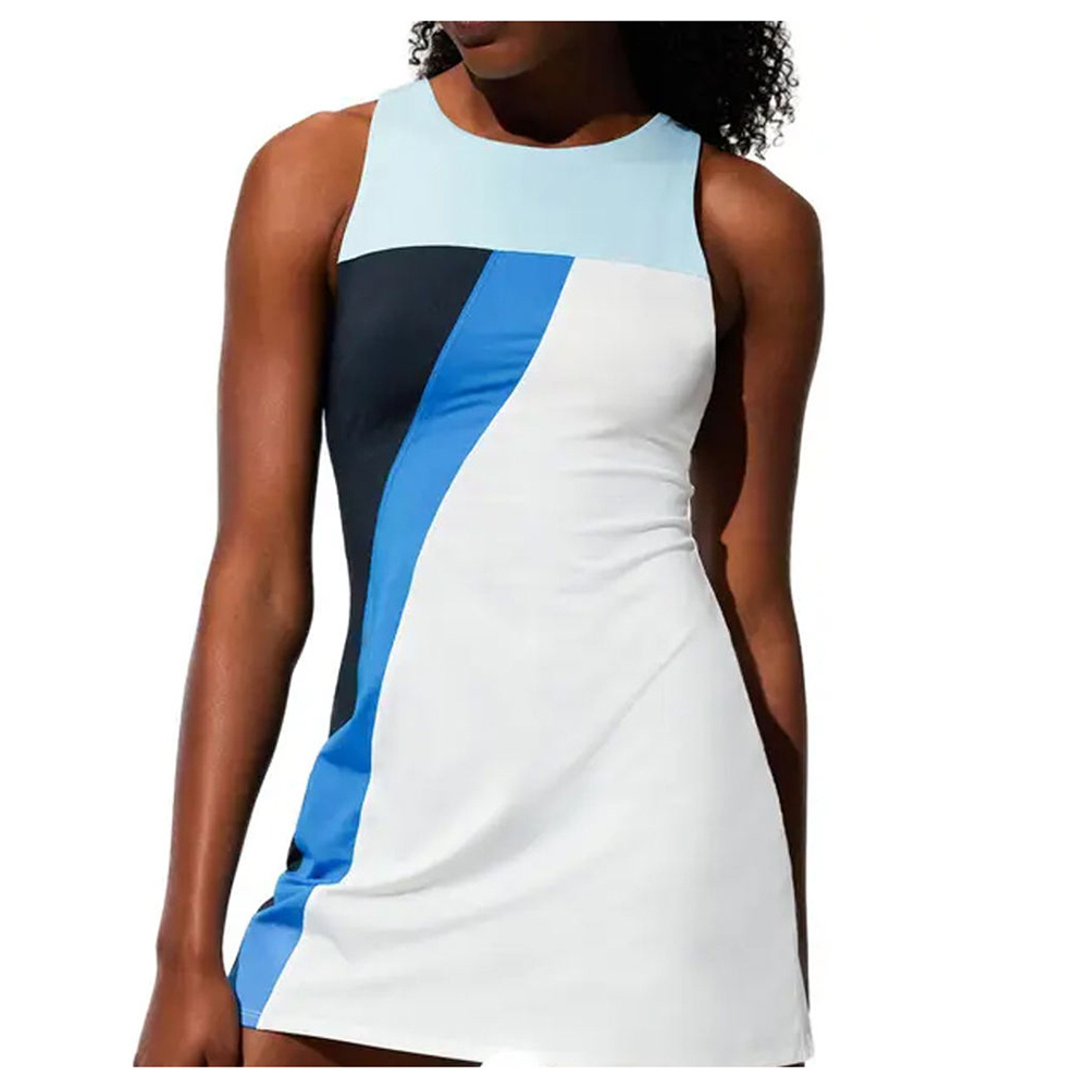 Navy Blue Color Women Tennis Uniform Wholesale Tennis Skirts Summer Light Weight Sportswear Tennis Uniform