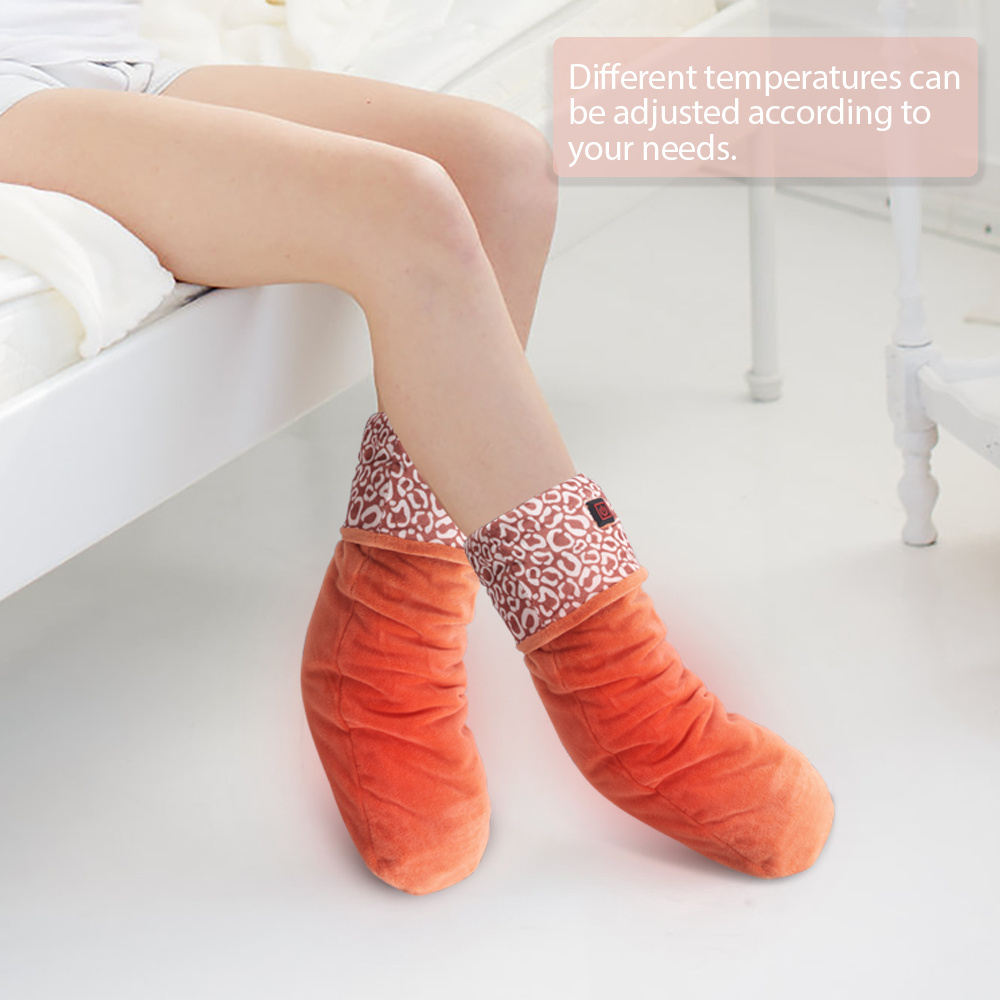 Foot Warmer USB electric heat socks super soft heating socks for foot pain relieve