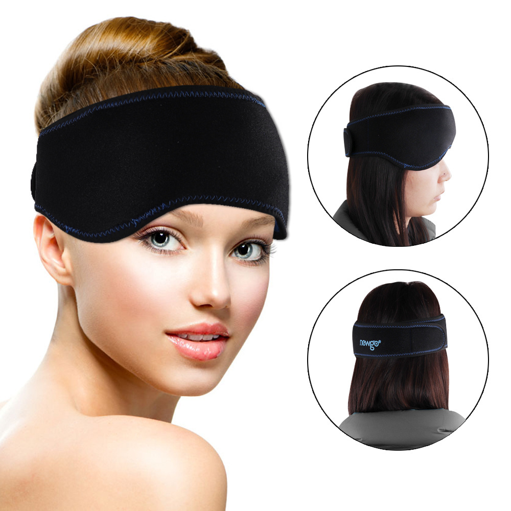 headache and Migraine relief cap wrap with hot cold gel pack for pain relief