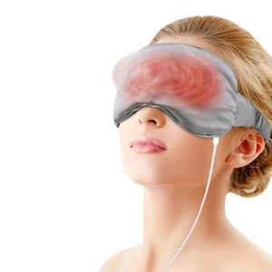 Moist Heat Compress Electric USB Heated Eye Mask for Dry Tired Puffy Eyes, Dark Circle, Sinus Pain Pressure Relief