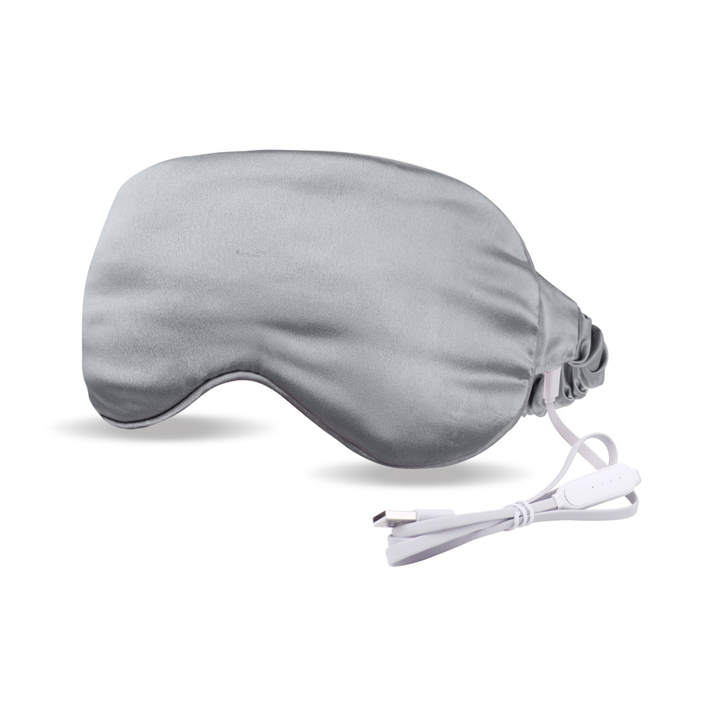 Moist Heat Compress Electric USB Heated Eye Mask for Dry Tired Puffy Eyes, Dark Circle, Sinus Pain Pressure Relief