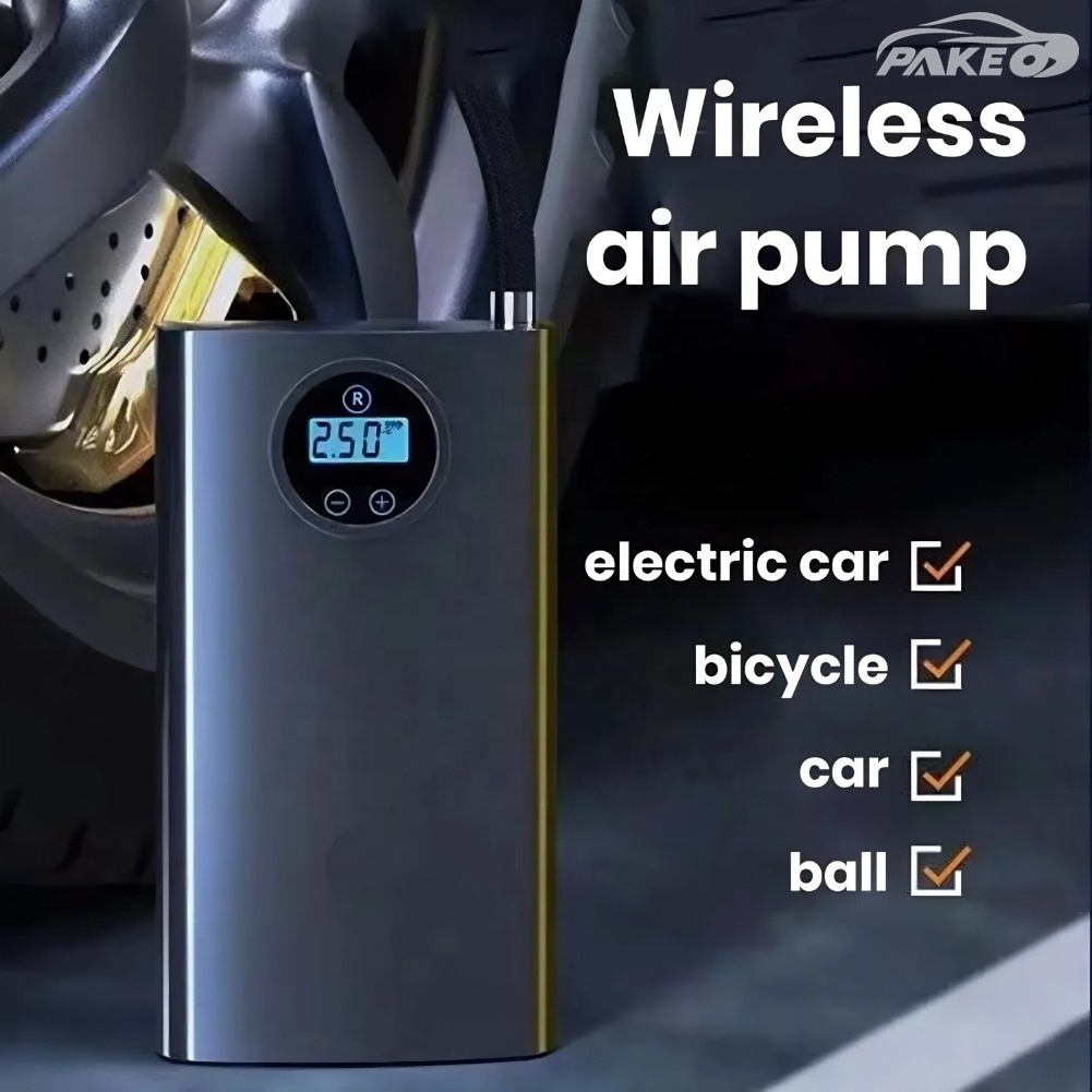 17L/min Pure copper motor 17 Cylinder Tire Inflator 3600 mAh 5C Battery Liquid crystal digital display Cost-effective New item