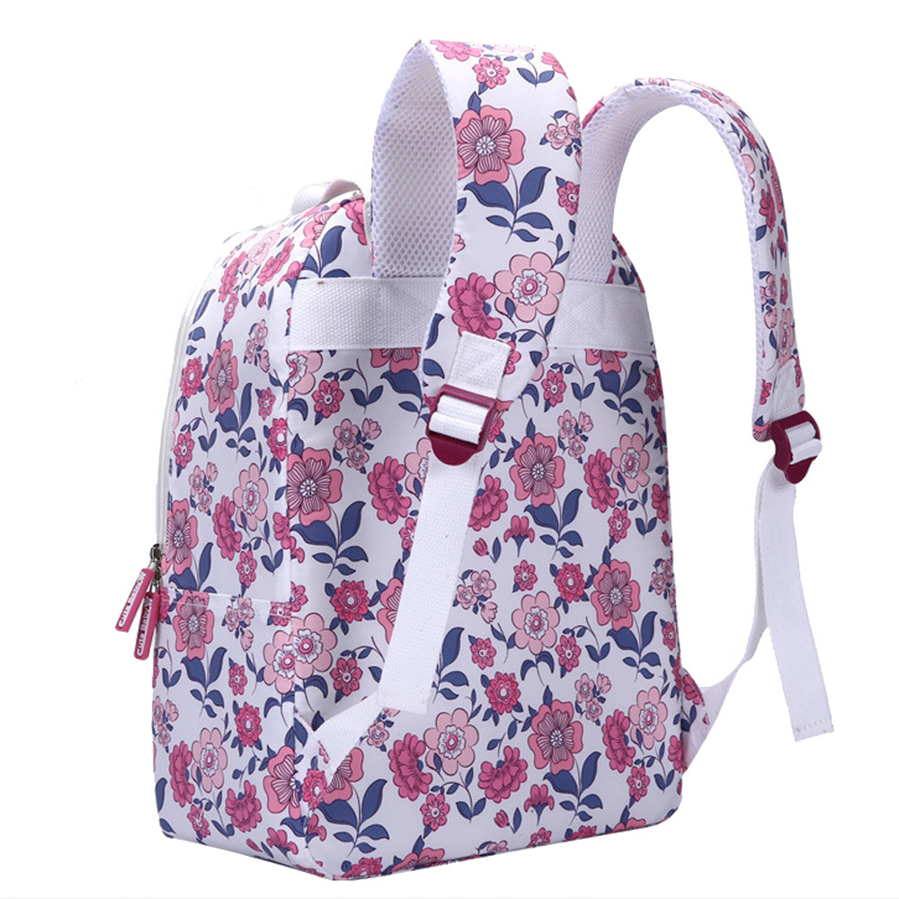 Wholesale allover Printed Hand carry Mom Baby Diaper backpack bags