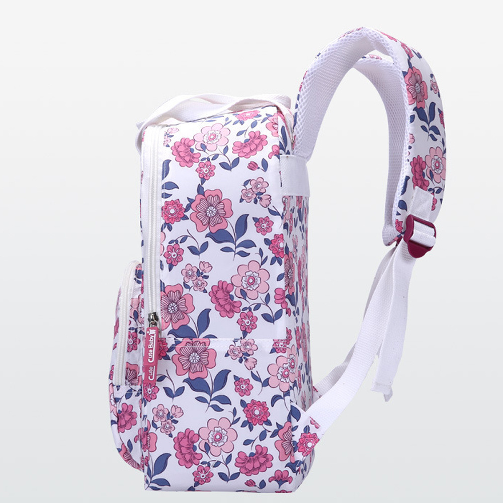 Wholesale allover Printed Hand carry Mom Baby Diaper backpack bags