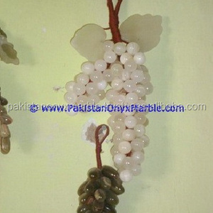 ONYX GRAPES BUNCHES CLUSTER HAND CARVED HOME DECOR GIFTS