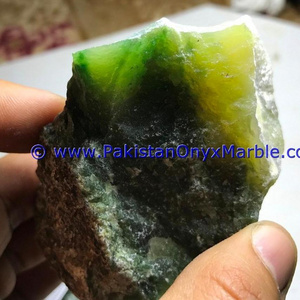 Natural Green Hydrogrossular garnet rough