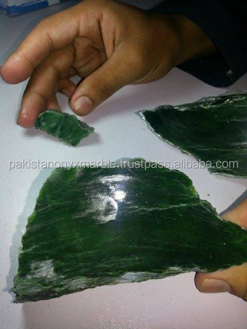 NEPHRITE JADE ROUGH SLICES