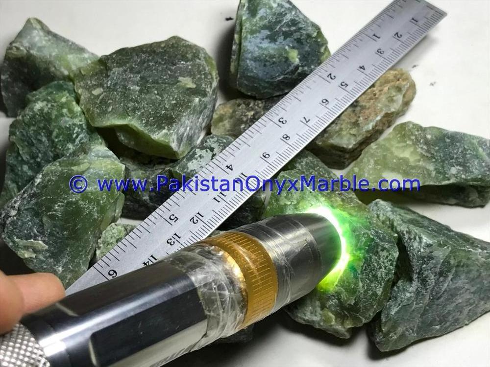 Natural Green Hydrogrossular garnet rough