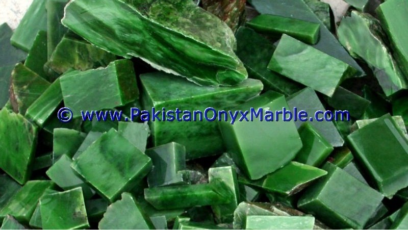 NEPHRITE JADE ROUGH SLICES