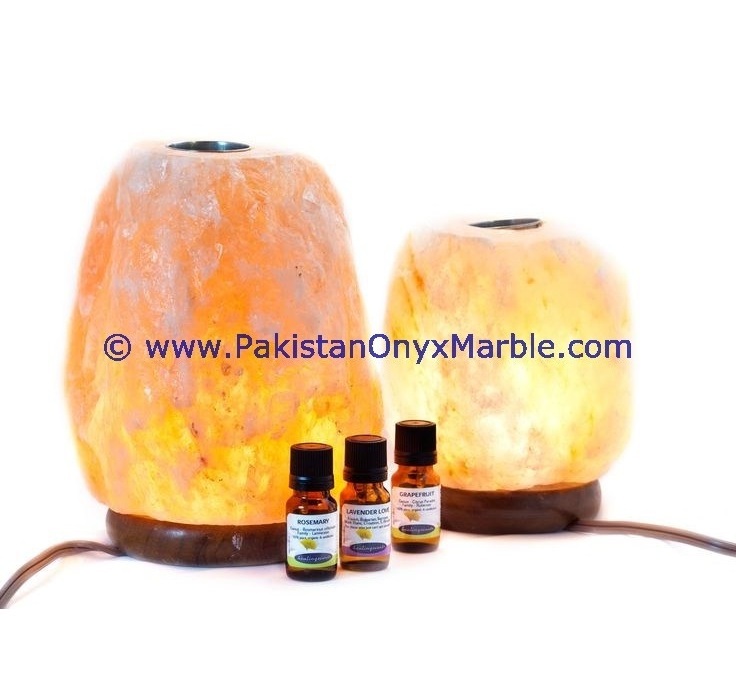 Himalayan Salt Lamp Inspirational aromatherapy salt oil burners perfume natural lamps oil diffuser