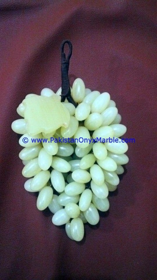 TOP QUALITY ONYX GRAPES BUNCHES CLUSTER HANDCARVED