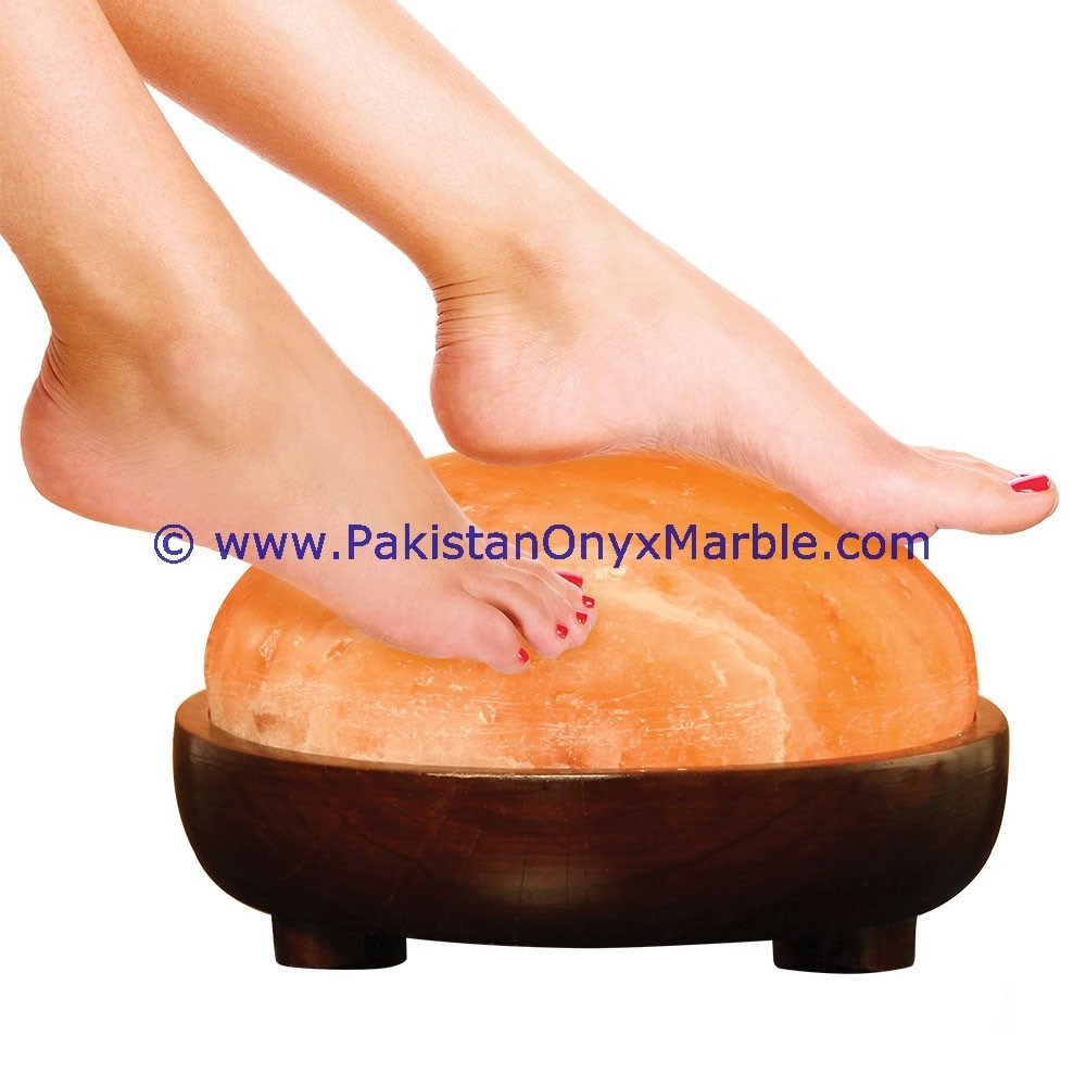 Natural Himalayan Salt Foot SPA Detox Massager Therapy foot detox doom pure himalayan salt