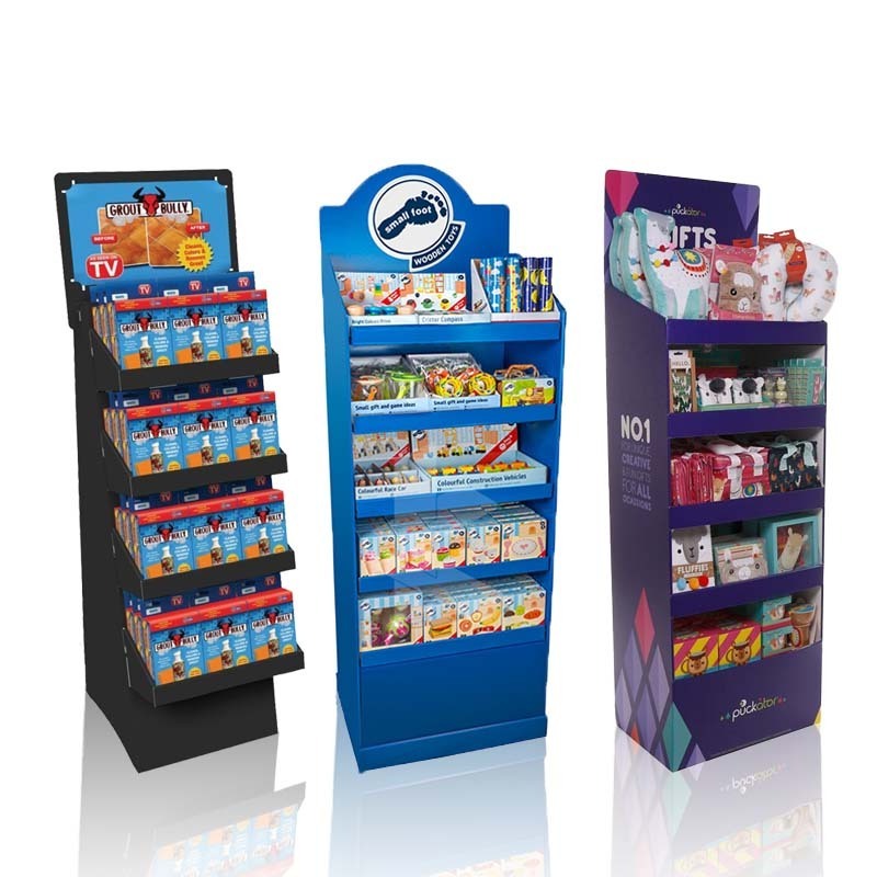 Free Custom Pos Cardboard Beer/Wine/Water/Bottle Can Carton Display Stands Corrugated Displays Shelf Racks Stand for Supermarket