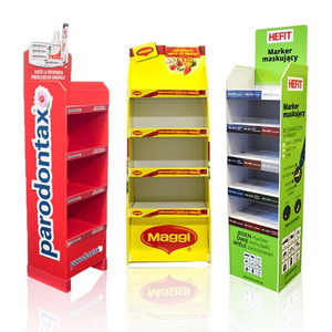 Free Custom Pos Cardboard Beer/Wine/Water/Bottle Can Carton Display Stands Corrugated Displays Shelf Racks Stand for Supermarket