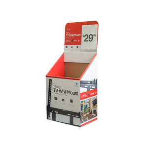 Customized Promotional Cardboard Display Stand Shelves Retail Dump Bins Corrugated Shop Supermarket POP Display Units