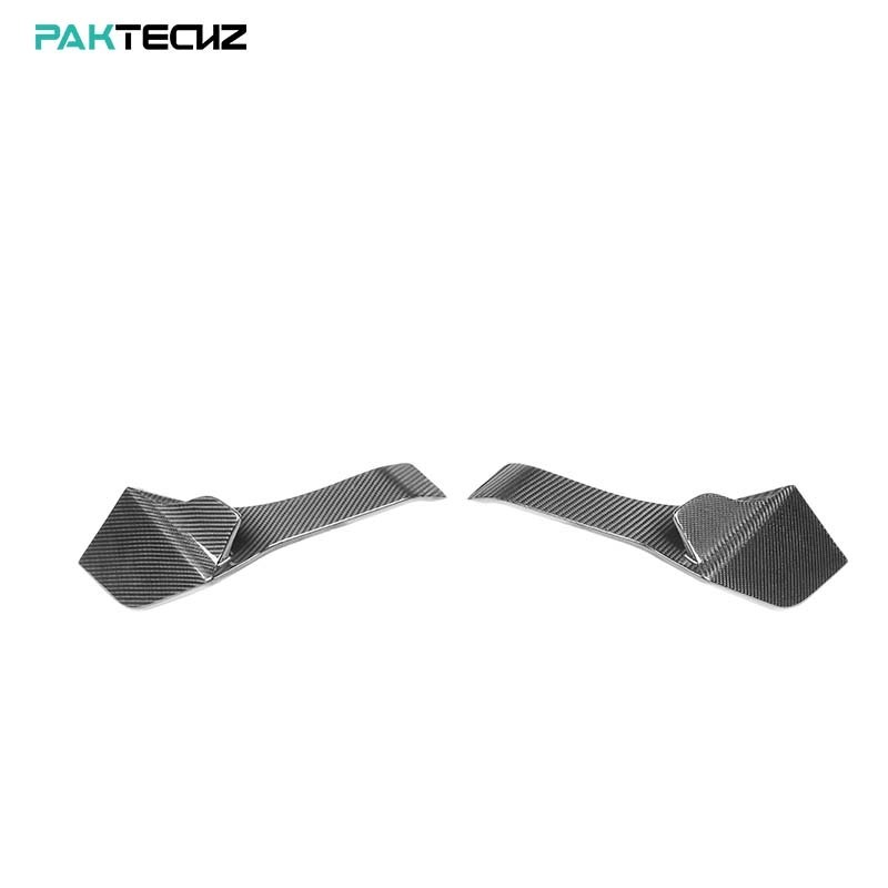 Paktechz Prepreg Carbon Fiber Bodykit Rear Side Splitter for Ferrari F8 Spider Tributo