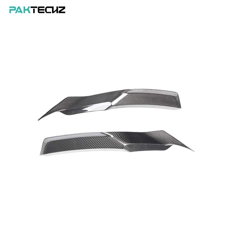 Genuine Paktechz Dry Carbon Fiber Body Kit Rear Bumper Canards for Lamborghini Huracan EVO