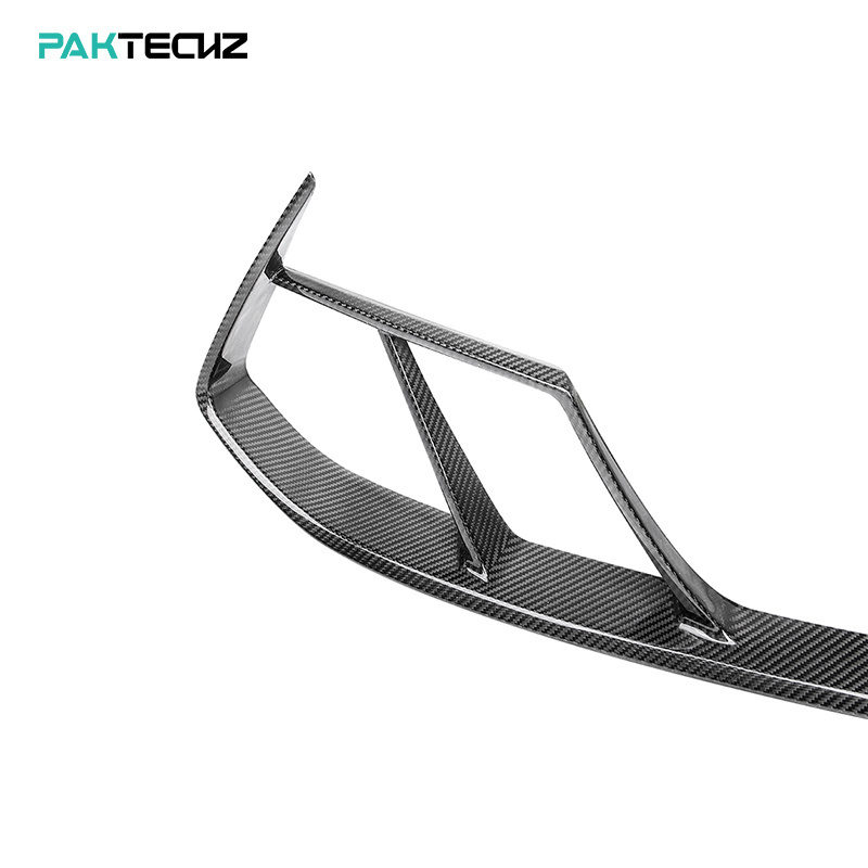 Paktechz Dry Carbon Fiber Parts Body Kit Front Bumper Vent Trim for BMW M3 G80 M4 G82 G83