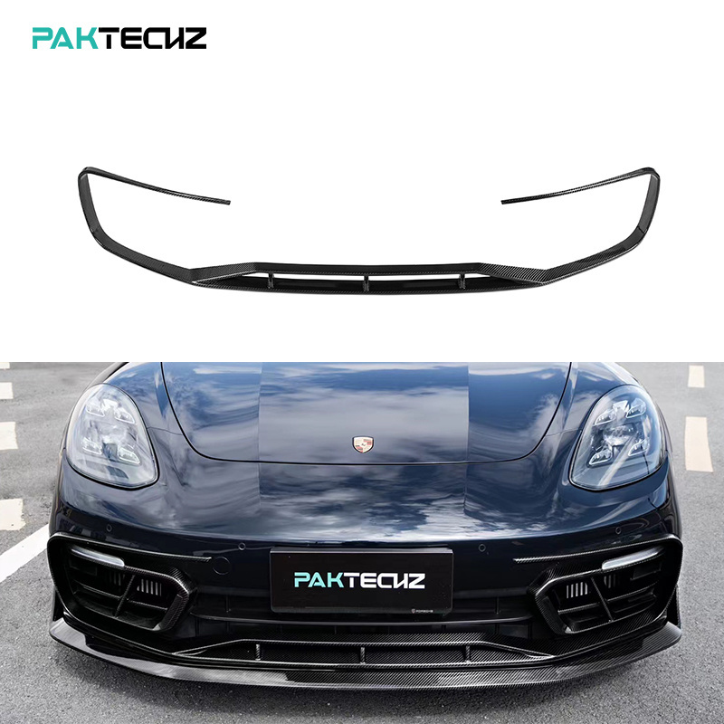 Paktechz Prepreg Carbon Fiber Bodykit Front Bumper Trim for Porsche Panamera 971.2 GTS 2021 - 2023