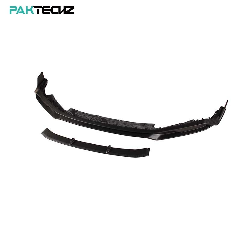 Paktechz Prepreg Carbon Fiber Bodykit Front Bumper Lip Spoiler Splitter for Audi R8 2019 - 2023