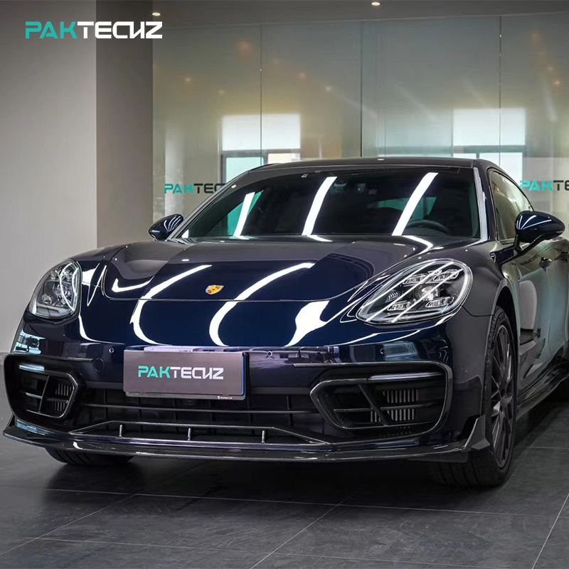 Paktechz Prepreg Carbon Fiber Bodykit Front Bumper Trim for Porsche Panamera 971.2 GTS 2021 - 2023