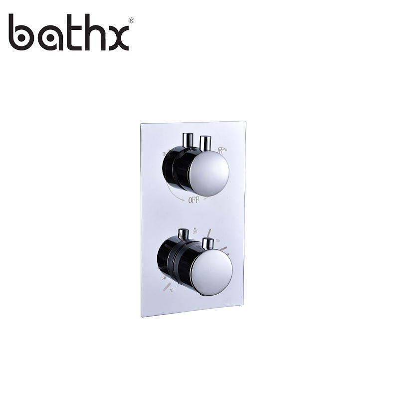 Modern Type Wall Mounted Chrome Concealed Shower Mixer/Control Valve Shower Diverter Valve in Bathroom