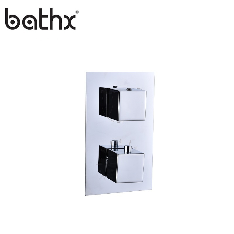 Modern Type Wall Mounted Chrome Concealed Shower Mixer/Control Valve Shower Diverter Valve in Bathroom