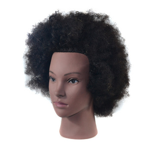 8" afro afro hair mannequin african american afro haired training doll mannequin head