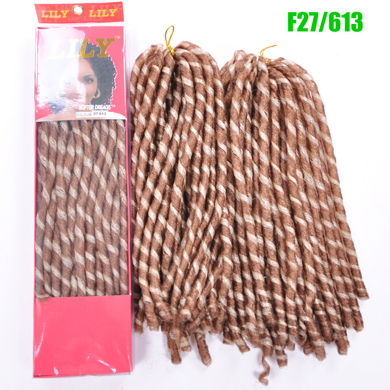 14inch 30roots Nina Soft Dread Braids Synthetic Dreadlocks Crochet Twist Braids Hair