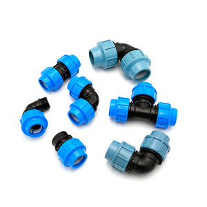 Turkey Blue PP Compression Fittings for Water Supply PN16