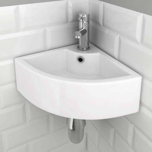 high quality china bathroom sanitary ware wall mounted lavello bagno angolo corner sink