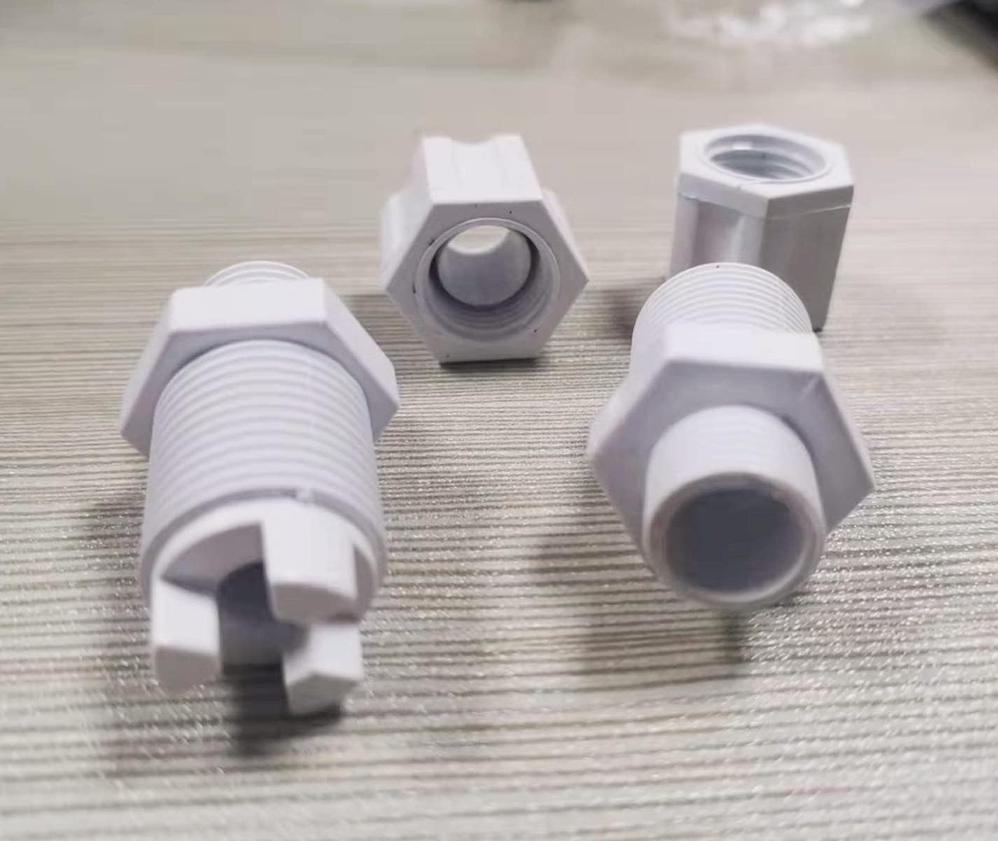 Clorinator Parts Check Valve and Inlet Fitting Adapter Assembly 1/4