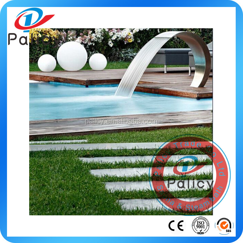 Stainless Steel Swimming Pool Water Blade Waterfall Outdoor Garden Waterfall