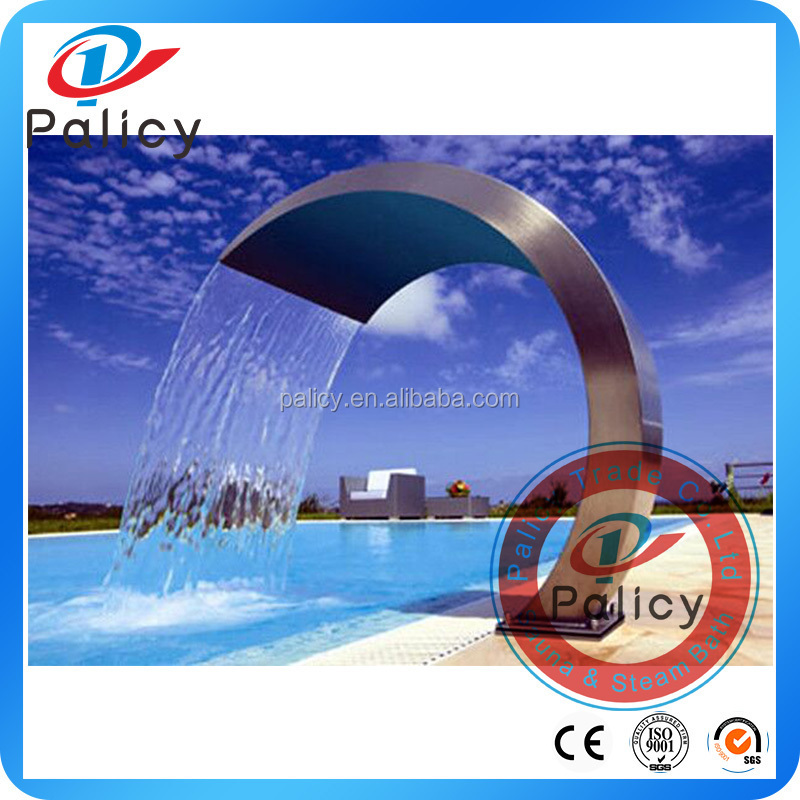 Stainless Steel Swimming Pool Water Blade Waterfall Outdoor Garden Waterfall