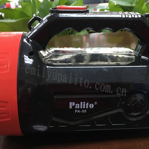 5W LED RECHARGEABLE FLASHLIGHT  WITH ALUMINIUM REFLECTOR AND BIG CAPACITY BATTERY  PA-50 / Palito torch/ Palito flashlight