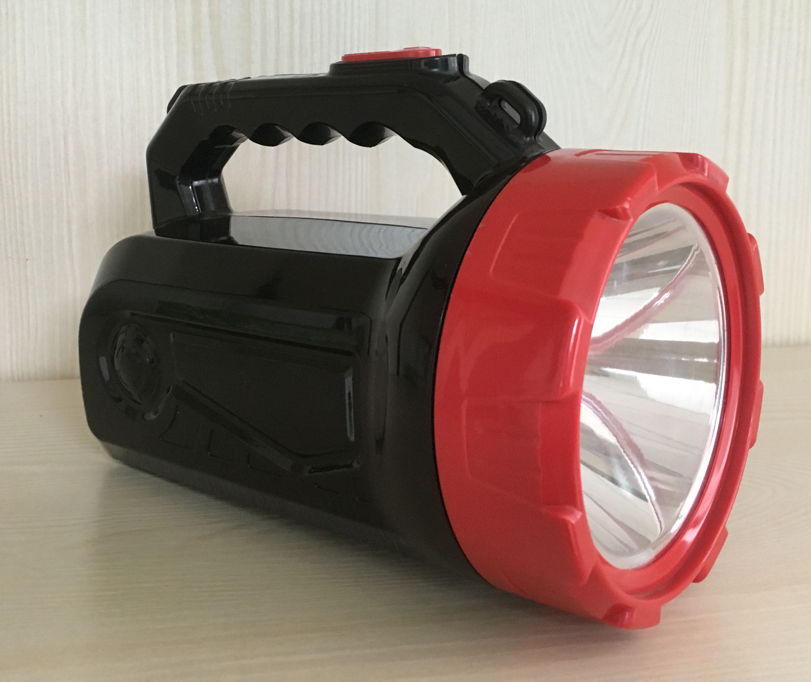 5W LED RECHARGEABLE FLASHLIGHT  WITH ALUMINIUM REFLECTOR AND BIG CAPACITY BATTERY  PA-50 / Palito torch/ Palito flashlight