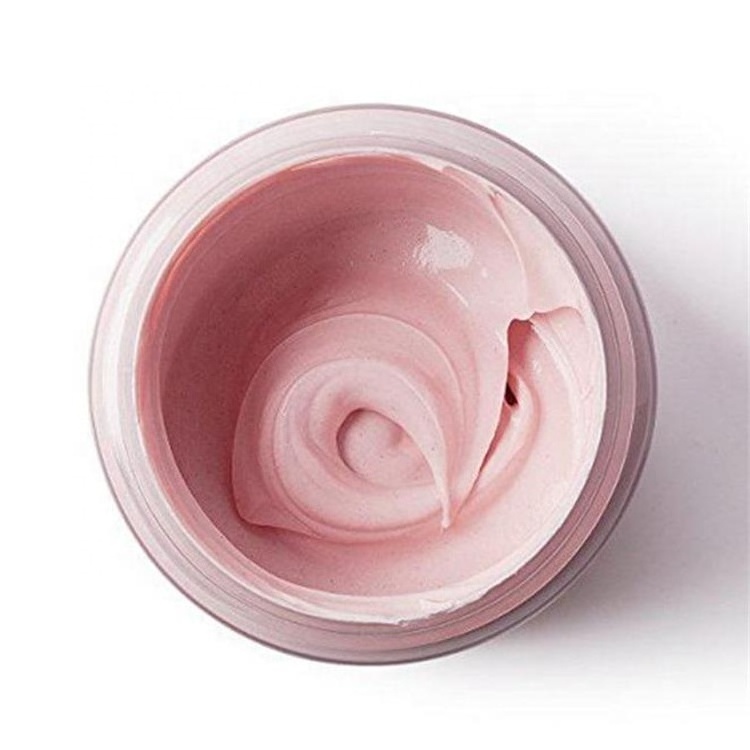 Hot sale products Deep Pore Skin Cleansing pink clay mud private label Purifying Brightening vegan clay mud