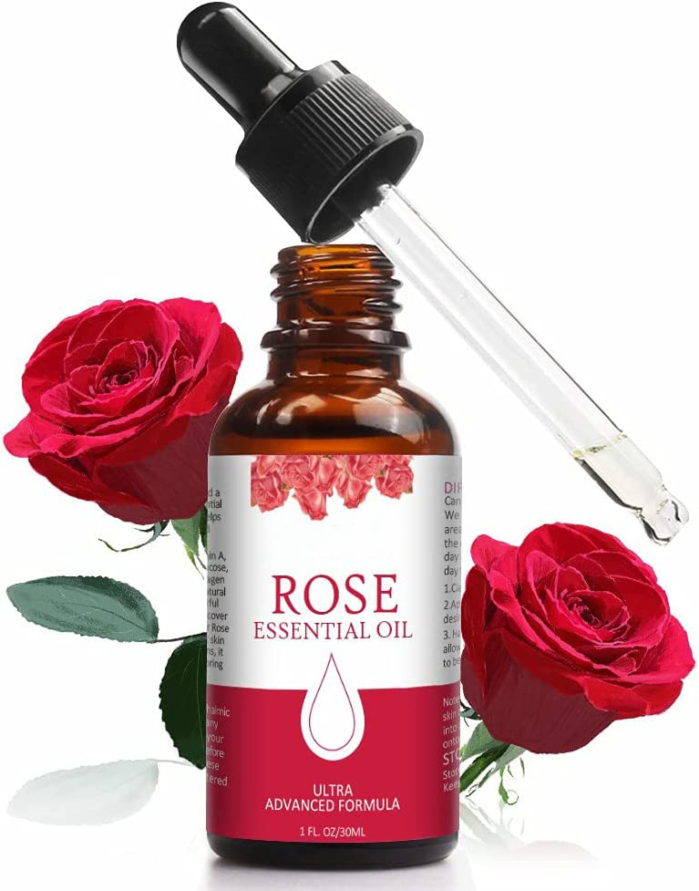 OEM Private Label Rose Oil Essential Oil, Rose Oil Relieves Moisturizes Skin, Anti Aging Wrinkles Natural Rose Oil for Face