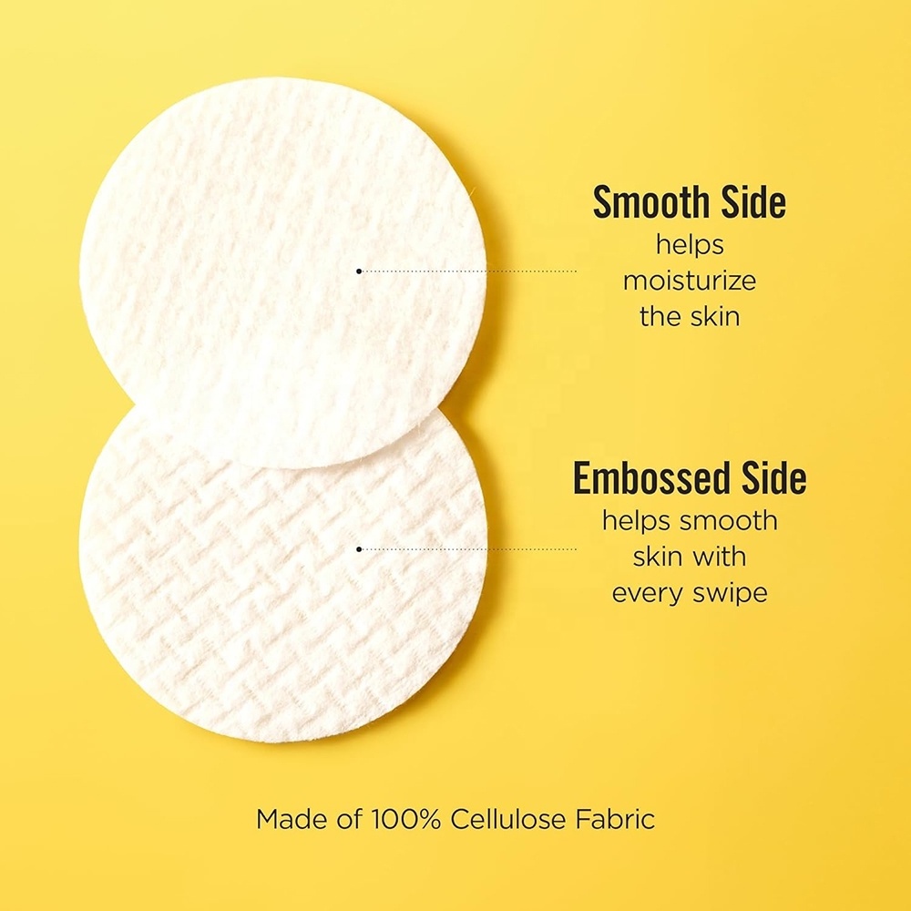 Organic Hyaluronic Acid Vitamin C AHA PHA Niacinamide Double-Sided Toning Toner Pads Whitening and Skin Dullness Improvement