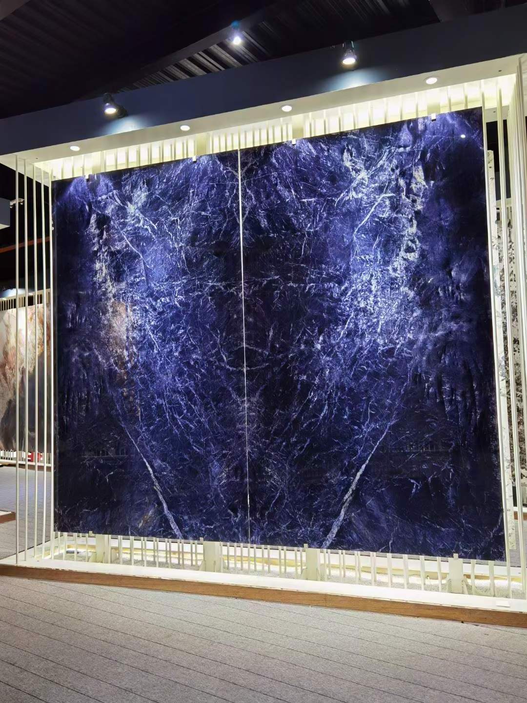 High quality blue natural stone indoor wall decoration blue marble slab floor tile marble countertop