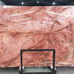 Natural translucent onyx stone slab pink onyx table backlit pink onyx slab