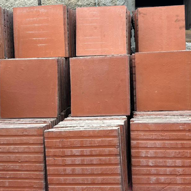 Factory Handmade Terracotta Clay Bricks Tiles Red Clay Terracotta Tile steps outdoor paving floor tiles for Floor