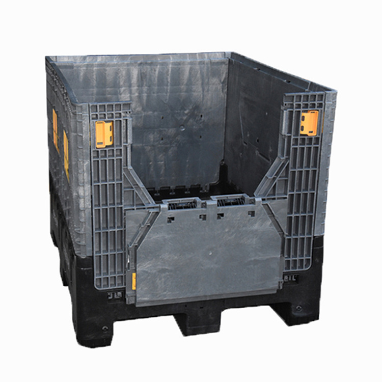 Vented Side high quality  Plastic Pallet Bins insulated pallet fruit container and Agricultural Storage Plastic Pallet Box