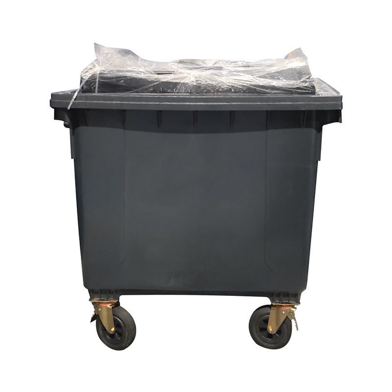 Manufacture 1100L plastic waste bin wheelie bin garbage bin large waste container