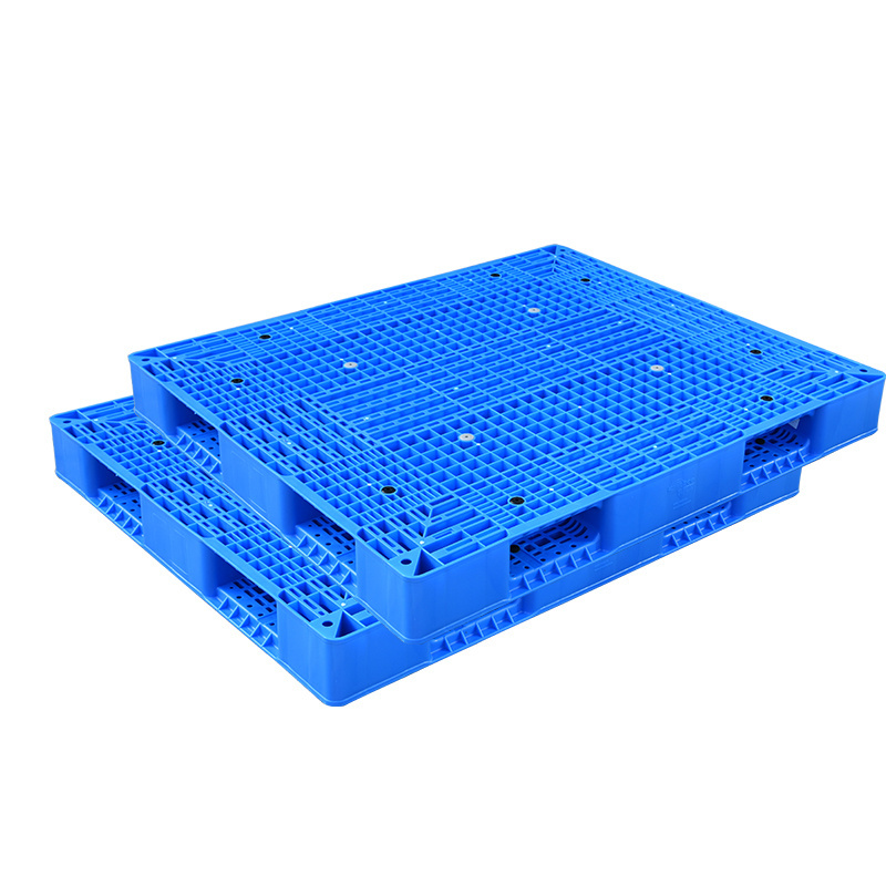 1100 1100 140mm  800x1200 mm Heavy duty stacking Euro delivery used  pallet  4 ton  three runners t blue plastic pallet for sale