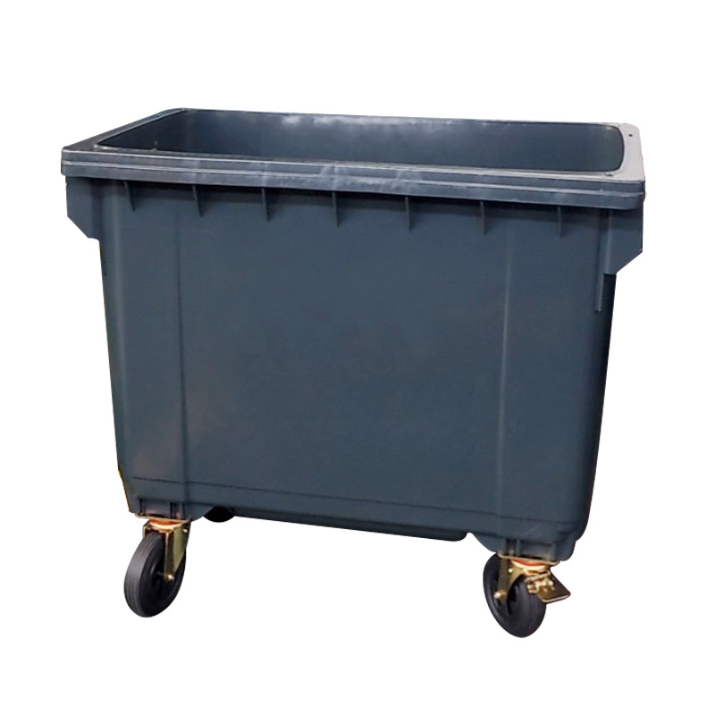 Manufacture 1100L plastic waste bin wheelie bin garbage bin large waste container