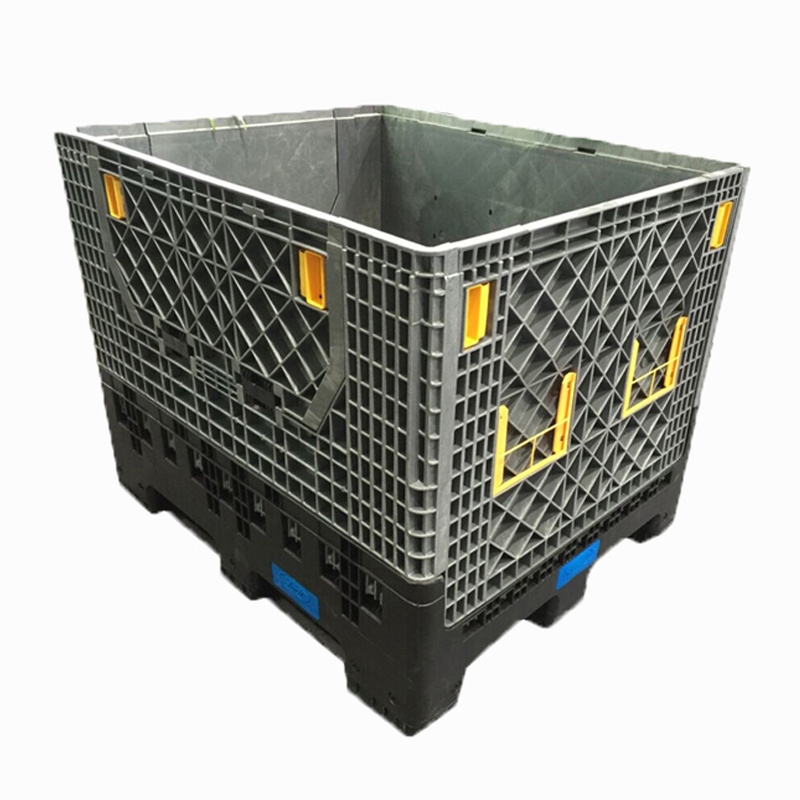 Vented Side high quality  Plastic Pallet Bins insulated pallet fruit container and Agricultural Storage Plastic Pallet Box