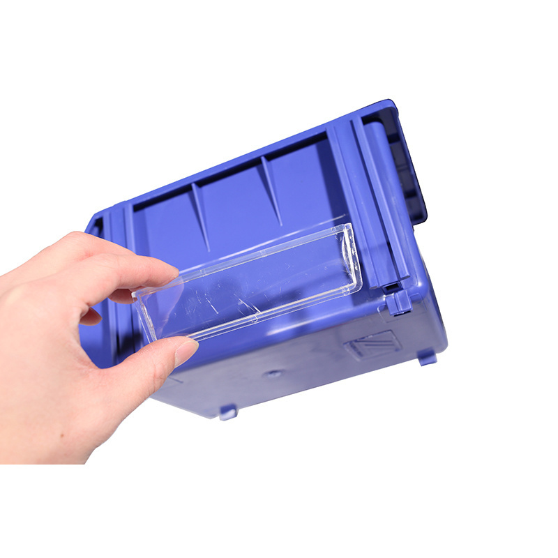 Warehouse High Quality Stackable Plastic Portable Boxes Industrial Storage Shelf Bins For Spare Parts