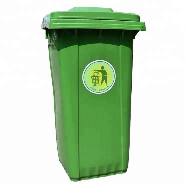 Big Trash Cans 120L Trolley Cart Medical Waste Bin and Recycling Cart Wheelie Bins 360 Litre Dustbin