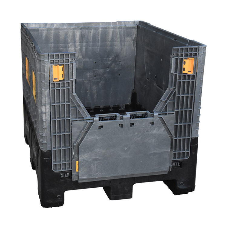 Vented Side high quality  Plastic Pallet Bins insulated pallet fruit container and Agricultural Storage Plastic Pallet Box